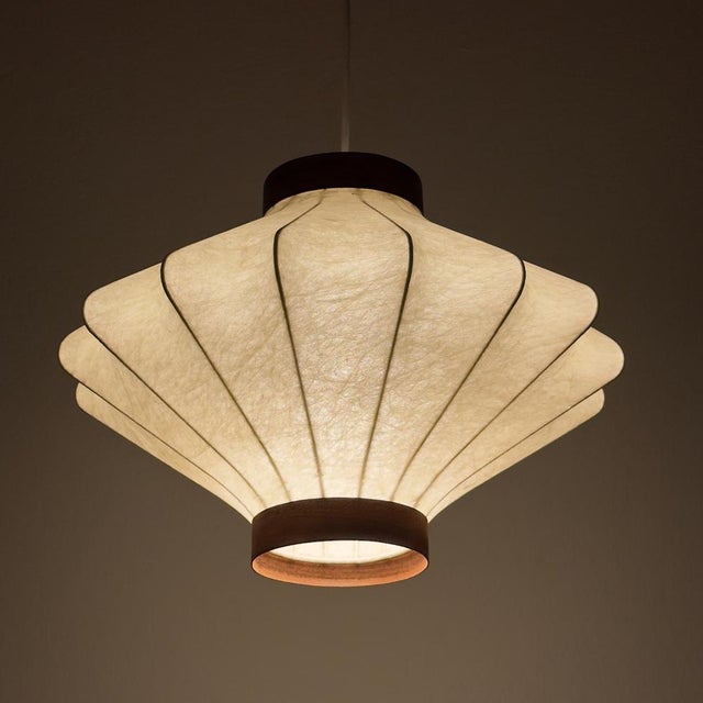 Mid-Century Modern Cocoon Pendant Lamp by Achille Castiglioni, 1960s For Sale - Image 13 of 18