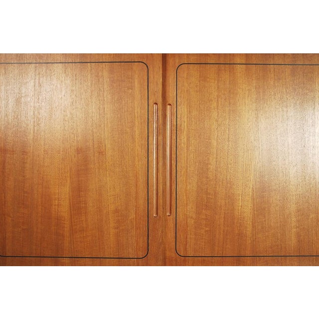 Vintage Danish Teak High Sideboard, 1950s For Sale - Image 16 of 18