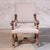 19th Century French Baroque Carved Walnut Armchair For Sale - Image 4 of 6