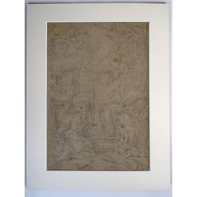 Pencil drawing on paper attributed to Sebastiano Ricci and presumably made in the early 18th century. The subject of the...
