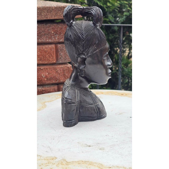 Wood Vintage Wooden Figurine, 1970s For Sale - Image 7 of 8