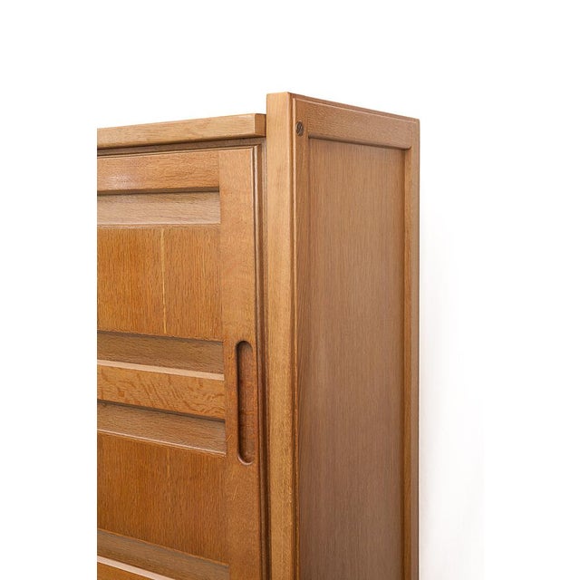Wood Cabinet by Guillerme Et Chambron, 1950s For Sale - Image 7 of 18