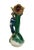 Sculpture Materials Art Nouveau Chalkware Sculpture Vase Maiden and Sunflowers, Circa 1910 For Sale - Image 7 of 8
