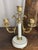 Metal Antique French Bronze and Marble Candleholders from Befos, Set of 2 For Sale - Image 7 of 18