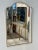 Mid-Century Modern Italian Mid-Century Rectangular Mirror With Arched Top, 1950s For Sale - Image 3 of 6