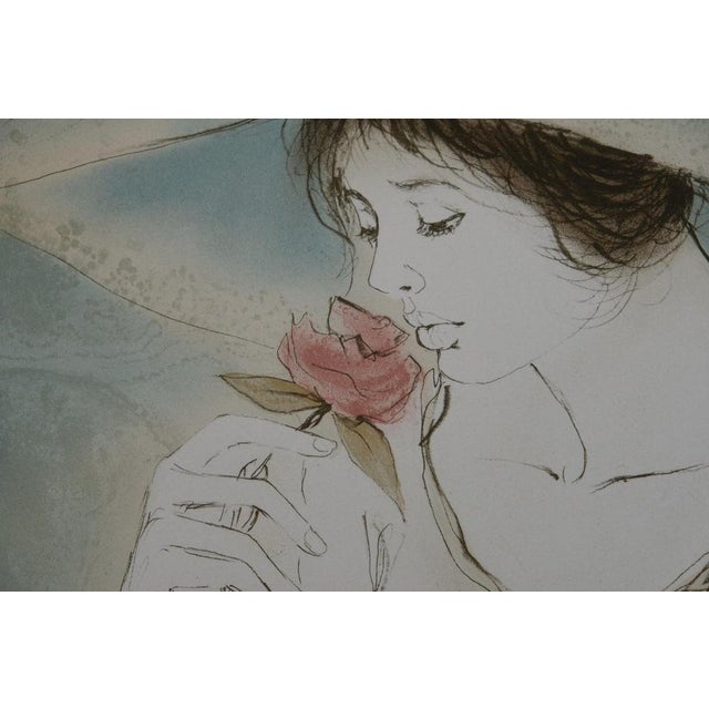 Bernard Charoy, Charlotte à la rose, Lithograph For Sale - Image 4 of 9