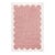 Fossay Shag Machine Woven Rug Pink 3x7 For Sale
