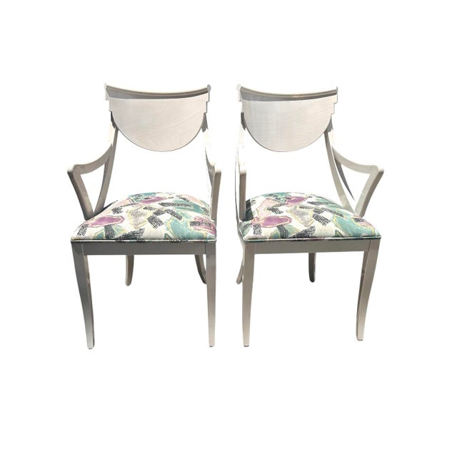 6 Lacquered Wood Hollywood Regency Dining Room Chairs by Pietro Costantini For Sale - Image 11 of 14