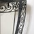 Art Deco Demilune Wrought Iron Spiral Motif & Porto Marble Inset Console Table For Sale - Image 10 of 13