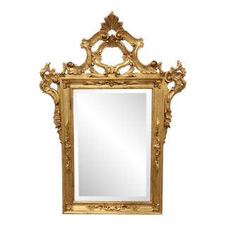 Vintage Rococo Style Labarge Mirror For Sale