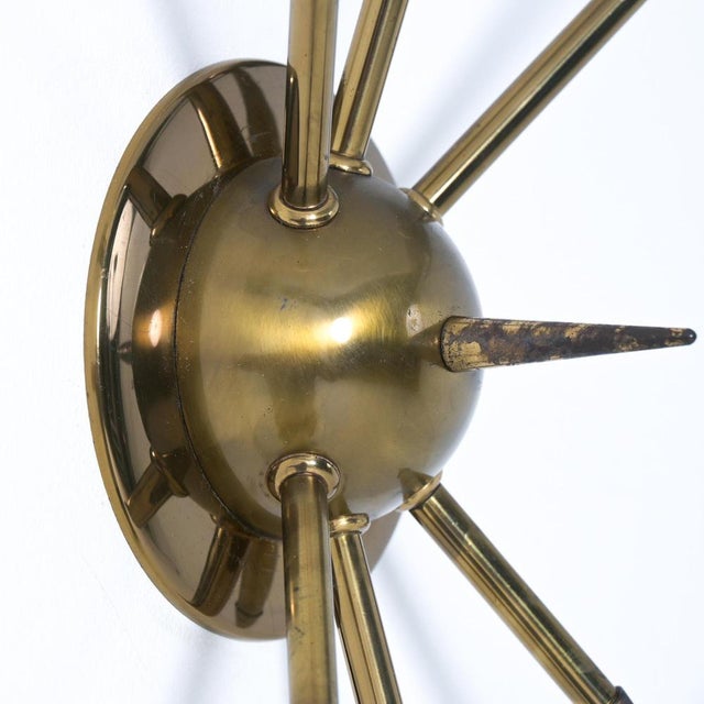 Mid-Century Modern Sputnik Wall Lights, 1950s, Set of 2 For Sale - Image 12 of 16