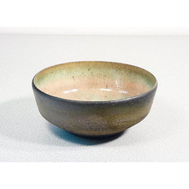 Italian Glazed Ceramic Bowl For Sale - Image 4 of 8