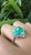 Set in 18k Gold, Art Deco Emerald Sugarloaf, Turquoise & Diamond Engagement Ring, Us Size 6 For Sale - Image 9 of 16