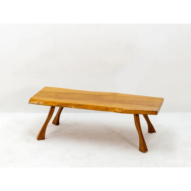 Tree Slab Coffee Table, 1960s For Sale - Image 4 of 8