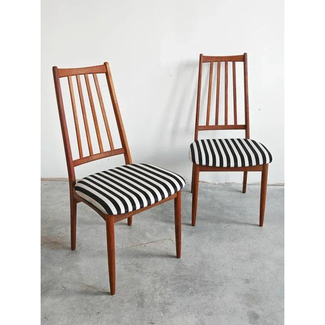 Mid-Century Modern Dining Chairs in Teak by Arne Vodder, Denmark, 1960s, Set of 4 For Sale - Image 12 of 14