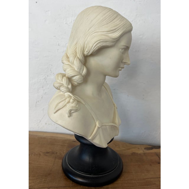 Vintage Classical Bust of a Lady by Arnoldo Giannelli, Italy, 1980s For Sale - Image 4 of 18