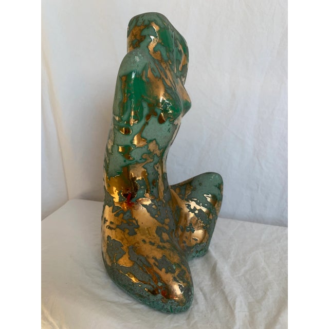 1960s Pair of Mid-Century Italian Figural Sculptures For Sale - Image 5 of 12