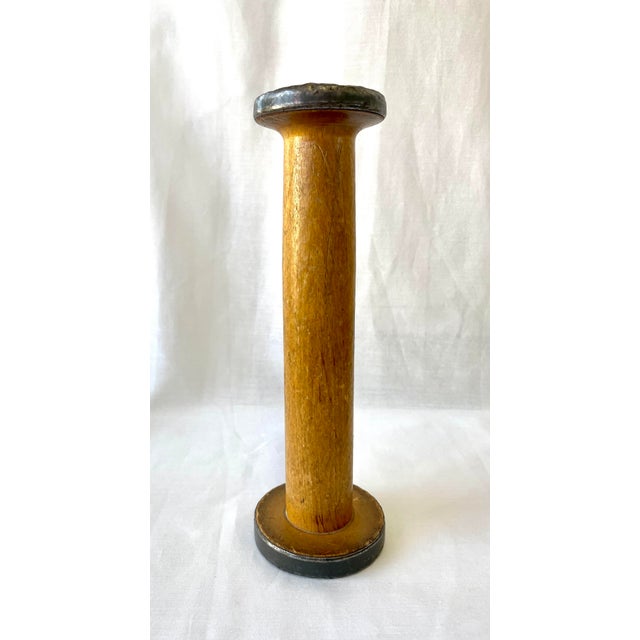 Vintage Industrial Wooden Spools Set of 6 Chairish