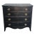 Black Vintage Chest of Drawers, Distressed For Sale