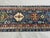 Art Deco Blue Kazak Style Tribal Runner Rug - 2'9" X 10'3" For Sale - Image 3 of 11