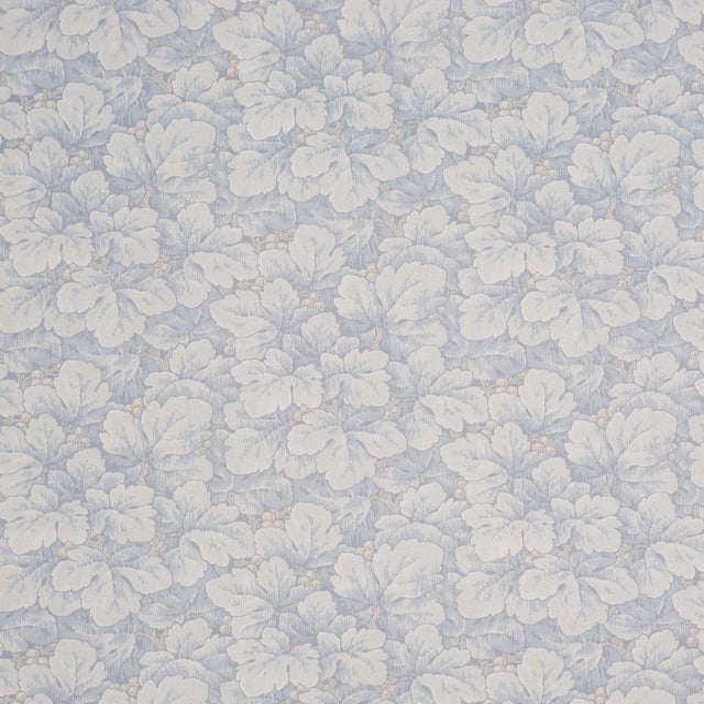 Boråstapeter Waldemar Fabric In Soft Blue For Sale