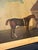 Abercrombie & Fitch Vintage Abercrombie & Fitch English Black Lacquer Wood Serving Tray With George Stubbs “Eclipse” Equestrian Print For Sale - Image 4 of 13