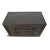 Modern rich dark espresso finish mango wood nightstand or small dresser. Features two drawers with cast iron pulls for...
