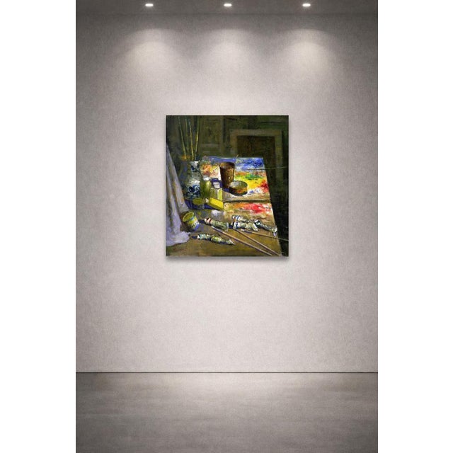 Renato Criscuolo, La Tavolozza, Oil on Canvas For Sale - Image 6 of 7