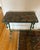 Metal 19th Century French Wrought Iron Table With Slate Top For Sale - Image 7 of 9