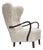 Danish High-Back Lounge Chair in Sheepskin, 1960s For Sale