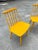 Wood 1970s Pair of Danish Yellow Mid Century Chairs- a Pair For Sale - Image 7 of 7