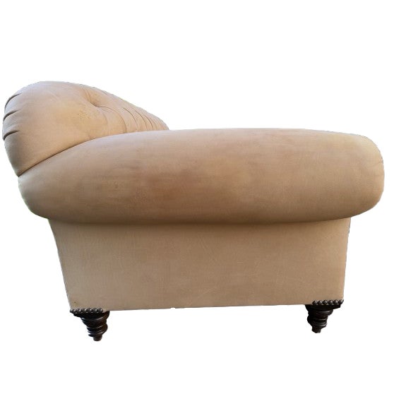George Smith Chesterfield Sofa in Nubuck Leather For Sale - Image 12 of 16