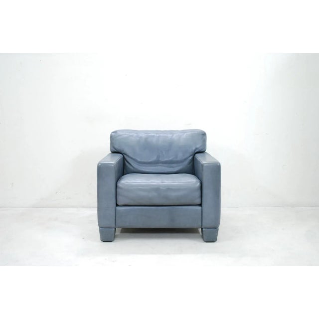 Swiss DS 17 Grey Leather Armchair from De Sede, 1980s For Sale - Image 4 of 16