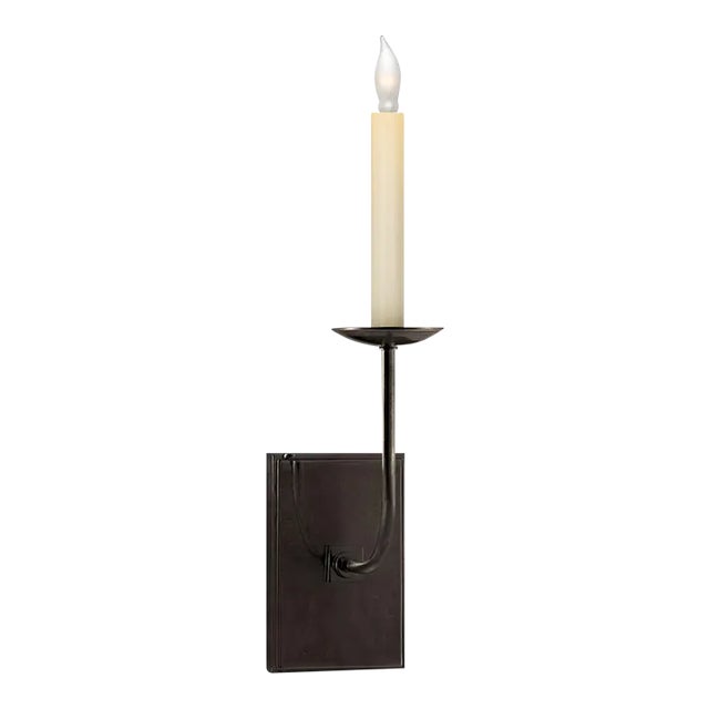 Chapman & Myers for Visual Comfort Signature TT Single Sconce in Bronze For Sale