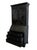 Ethan Allen Newport Collection Contemporary Asian Inspired Black 41" Secretary Desk W. Bookcase Hutch Top 34-9408 For Sale - Image 10 of 17