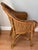 Coastal Set of 6 Vintage American Wicker & Rattan Barrel-Back Armchairs, MCM Coastal For Sale - Image 3 of 12