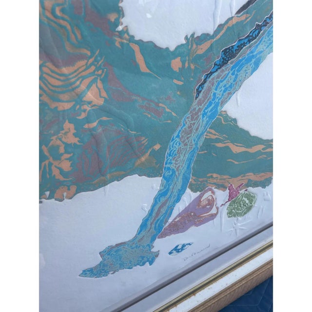 “Driftwood” Abstract Large Wall Art For Sale In Chicago - Image 6 of 7