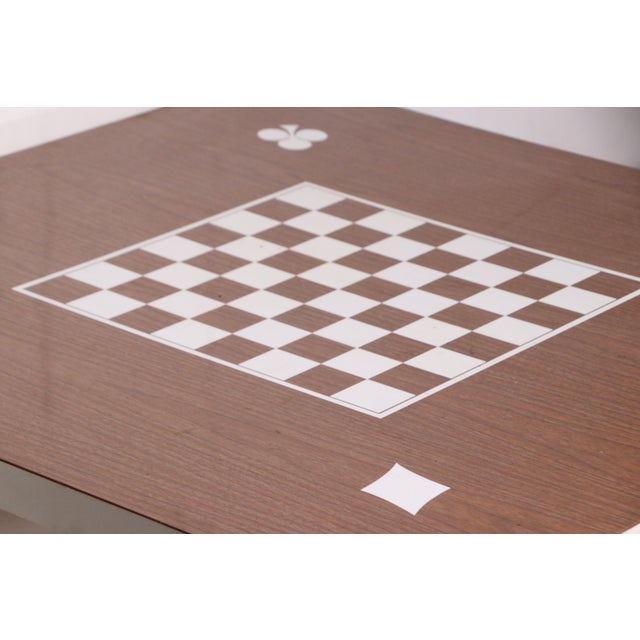 Mid 20th Century Checkerboard Top Formica Coffee Table For Sale - Image 10 of 13