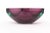 Glass Vintage Murano Faceted Paddled Glass Bowl Emerald Green and Purple, 1960's For Sale - Image 7 of 11