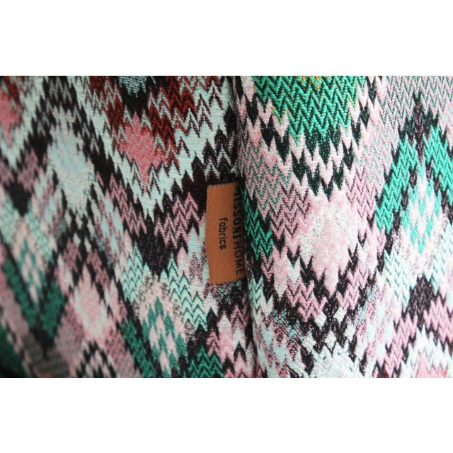 Green Mah Jong Modular Sofa with Upholstery from Missoni by Hans Hopfer for Roche Bobois, 2010s, Set of 7 For Sale - Image 8 of 14