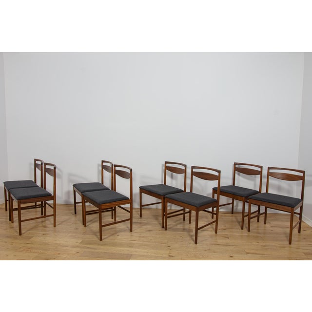 1970s Mid-Century Model 9513 Dining Chairs by Tom Robertson for A.H. McIntosh & Co., United Kingdom, 1970s, Set of 8 For Sale - Image 5 of 18