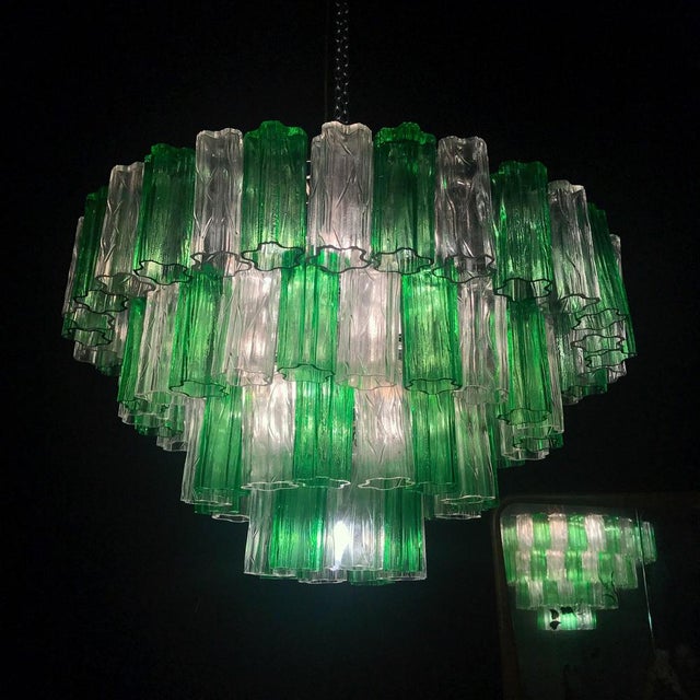 Modern Murano Glass Chandelier, 1970 For Sale - Image 15 of 18