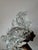 Brutalist Amber and Clear Ice Glass Vase with Torn Crown Rim by Pertti Santalahti for Humppila, Finland, 1970s For Sale - Image 3 of 15