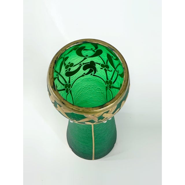 Early Antique Art Nouveau Mont Joye Vase by François-Théodore Legras For Sale - Image 4 of 11