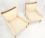 Pair of Mid Century Modern McCobb Chairs Newly Upholstered in Cream Virgin Wool For Sale - Image 10 of 13