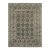8x10 Gray Hand-Knotted Wool Trellis Starburst Geometric Modern Carpet Rug For Sale