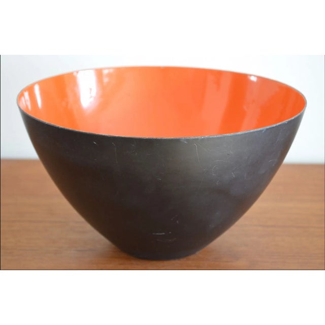 Mid-Century Modern Enamelled Steel Bowl by Herbert Krenche for Torben Ørskov, 1950s For Sale - Image 3 of 7