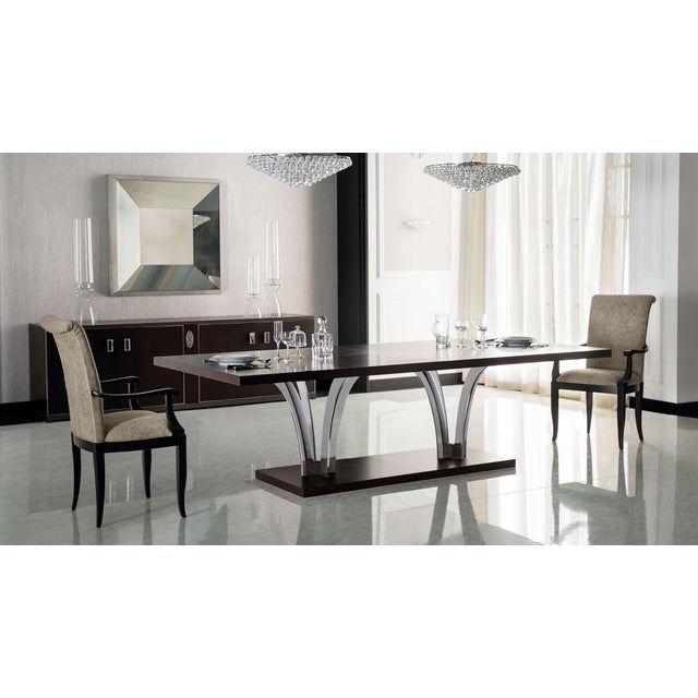 The Arcadia Dining Table is a statement piece that combines clean lines with quality craftsmanship. Made in Italy, it...