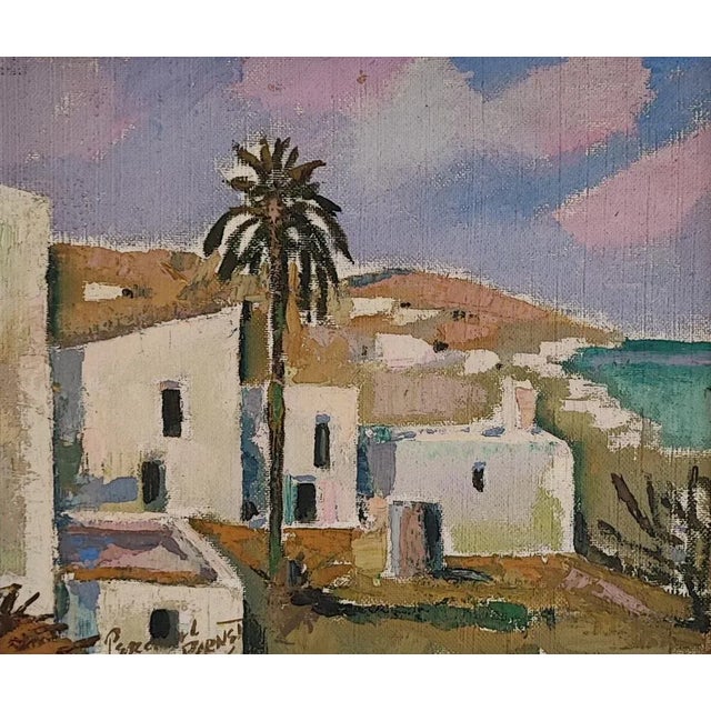 Percival Pernet, Ibiza, Oil on Canvas, Framed For Sale - Image 11 of 11