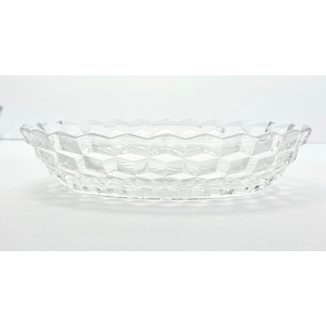Transparent 1960s Fostoria “American” Glass Dinnerware Serving Hostess Set - 6 pcs For Sale - Image 8 of 12